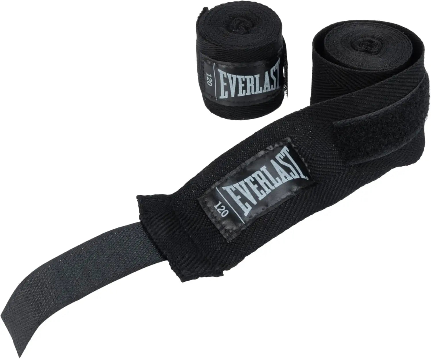 120” Handwraps – Breathable Polyester-Cotton, Hook & Loop Closure, Wrist & Knuckle Protection, Wear under Boxing or Training Gloves – Great for Combat Sports