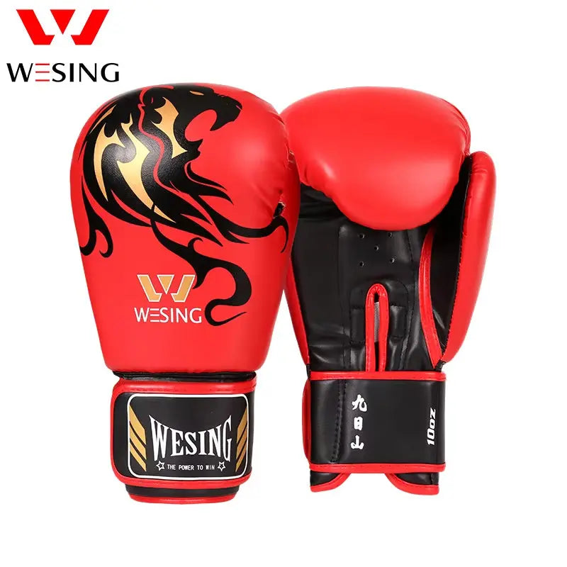 Boxing Training Gloves Leather Punch Bag Gloves Pink Boxing Gloves