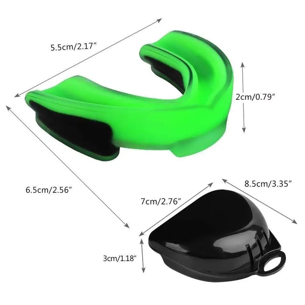 Muay Thai Sports Mouth Guard Teeth Protector Kids Adults Mouthguard Tooth Brace Basketball Rugby Boxing Karate Appliance Trainer