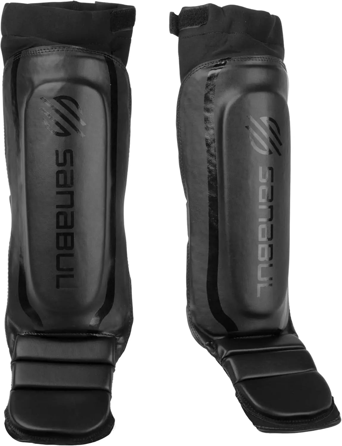 Essential Hybrid Sleeve Kickboxing Shin Guards for MMA Shin Guards Muay Thai Shinguards