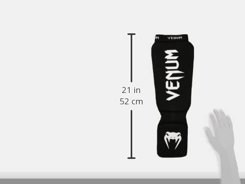 Venum 0480-Black Kontact Shin and Instep Guards The Champ Gear