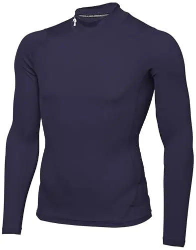 Under Armour Mens HeatGear Armour Mock Long Sleeve T-Shirt The Champ Gear