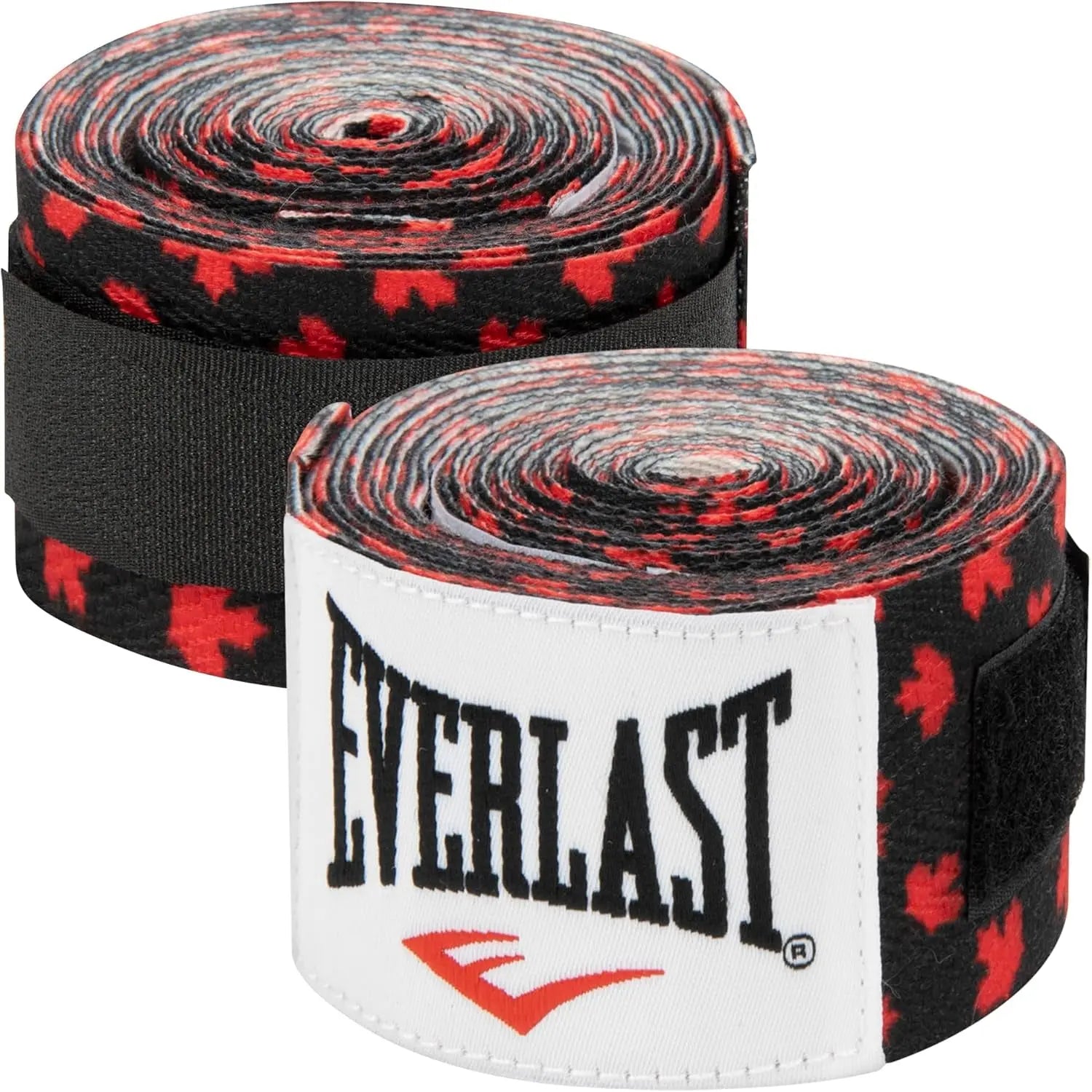 Canadiana Printed Black/Red Handwraps - Set of 2