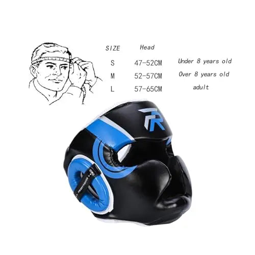 Colaxi Boxing Headgear Face Cover Full Coverage Breathable Protective Gear Full Face Protection Guard - The Champ Gear