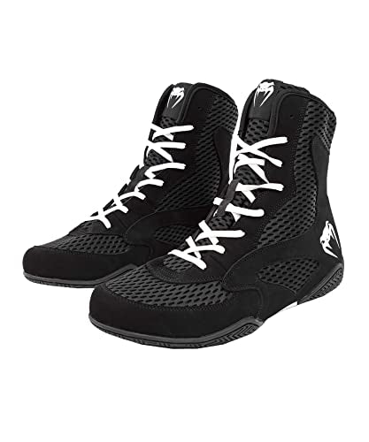 Venum Shoes Contender Boxing Shoes Contender Boxing Shoes – Black/White The Champ Gear