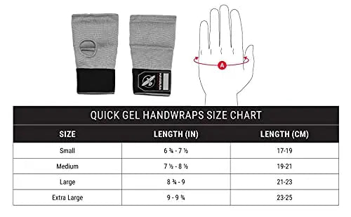 Hayabusa Quick Gel Boxing Hand Wrap Gloves - The Champ Gear