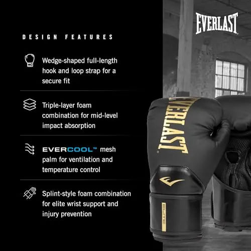 Everlast Elite | Boxing Gloves | Training Gloves for Men and Women - The Champ Gear