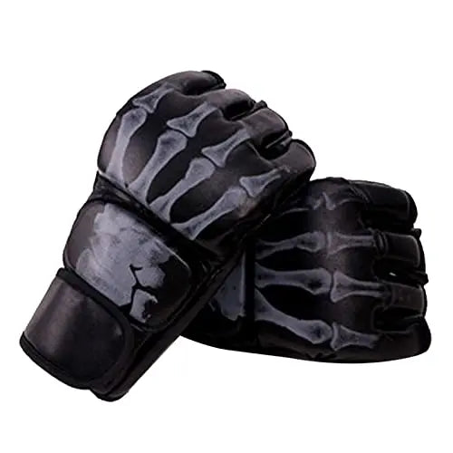 Half-Finger Boxing Fight Gloves | MMA Gloves for Sparring Training - The Champ Gear