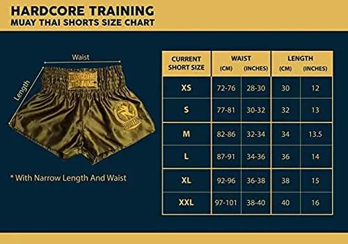 Hardcore Training Muay Thai Shorts Japanese Cortoon Design Kick Boxing MMA Combat Sport Sparring Trunks Cage Fight The Champ Gear