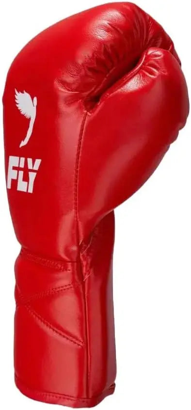 New FLY  Cow Leather Red Boxing Gloves for Sparring Training - The Champ Gear