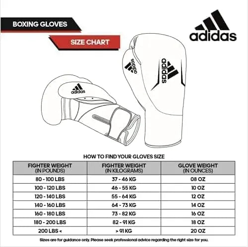 adidas Hybrid 250 Elite Boxing Gloves - The Champ Gear