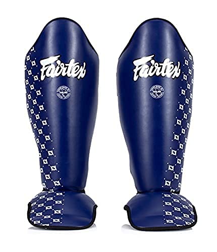 Fairtex SP5 Muay Thai Shin Guards for Men, Women, Kids | Shinguards are Premium, Lightweight & Durable | Extended Protection to Avoid shin splints During Training or Sparring The Champ Gear