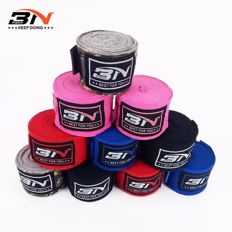 BN Low Elastic 1.5/3/5Meters Nylon MMA Muay Thai Boxing Hand Wraps Bandage Wrist Protector Support Martial Arts Taekwondo DBO