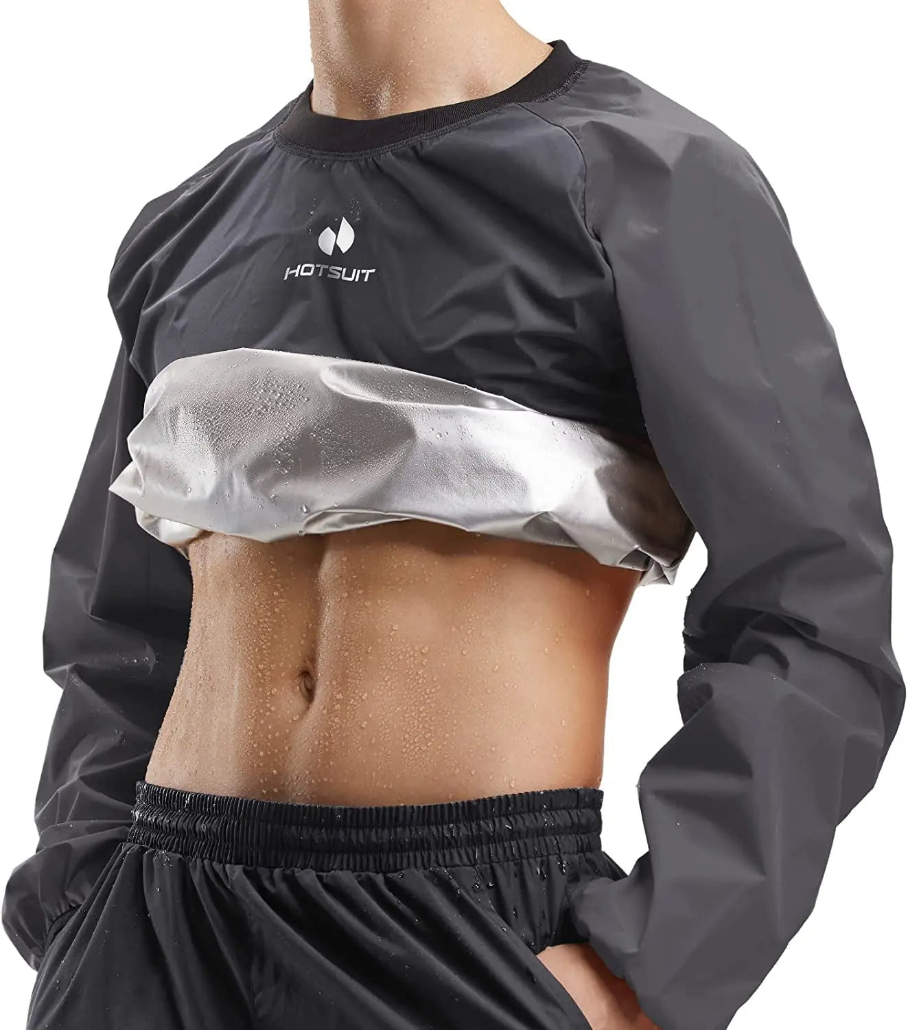 Sauna Suit Men anti Rip Sweat Suits Gym Boxing Workout Jackets