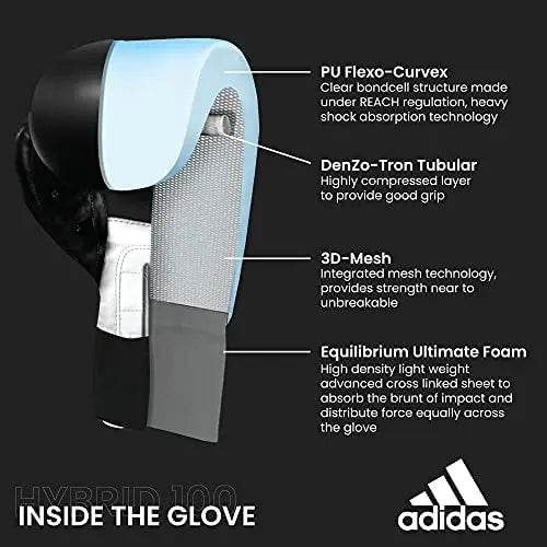 Adidas Hybrid 100  Boxing Gloves Men Women - The Champ Gear