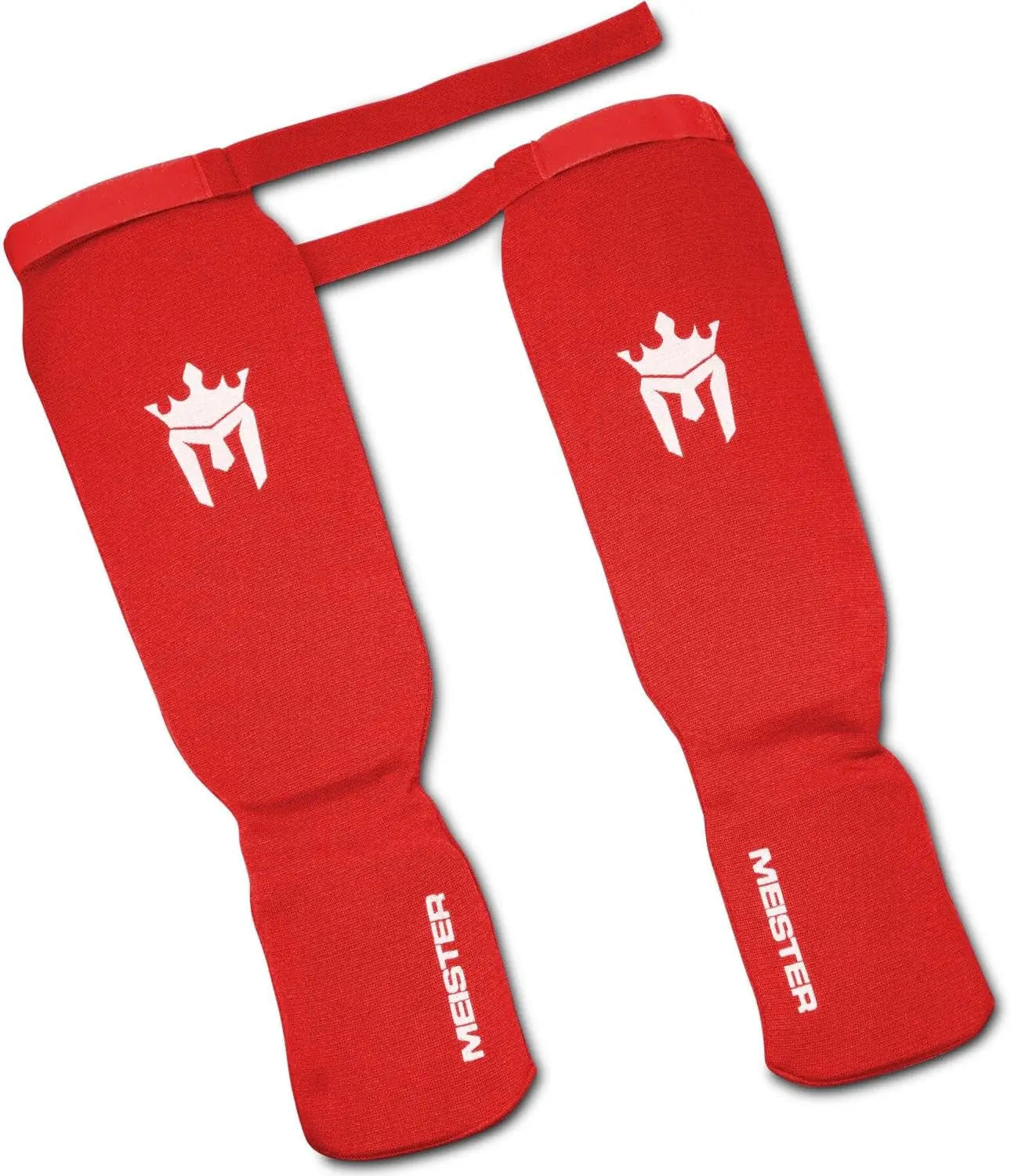 MMA Elastic Cloth Shin & Instep Padded Guards (Pair)