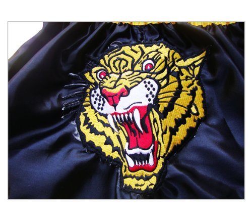 Muay Thai Shorts MMA Boxing Cage Fighting Kick Boxing Tiger Emorided Trunks The Champ Gear