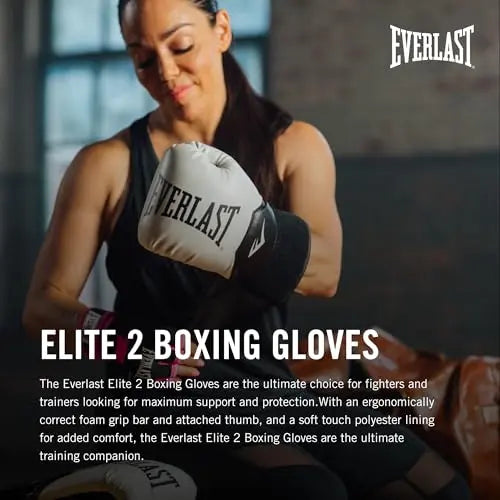 Everlast Elite | Boxing Gloves | Training Gloves for Men and Women - The Champ Gear