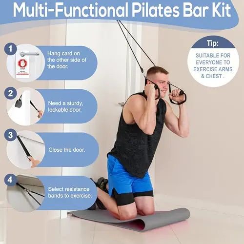 Upgraded Pilates Bar Kit - The Champ Gear