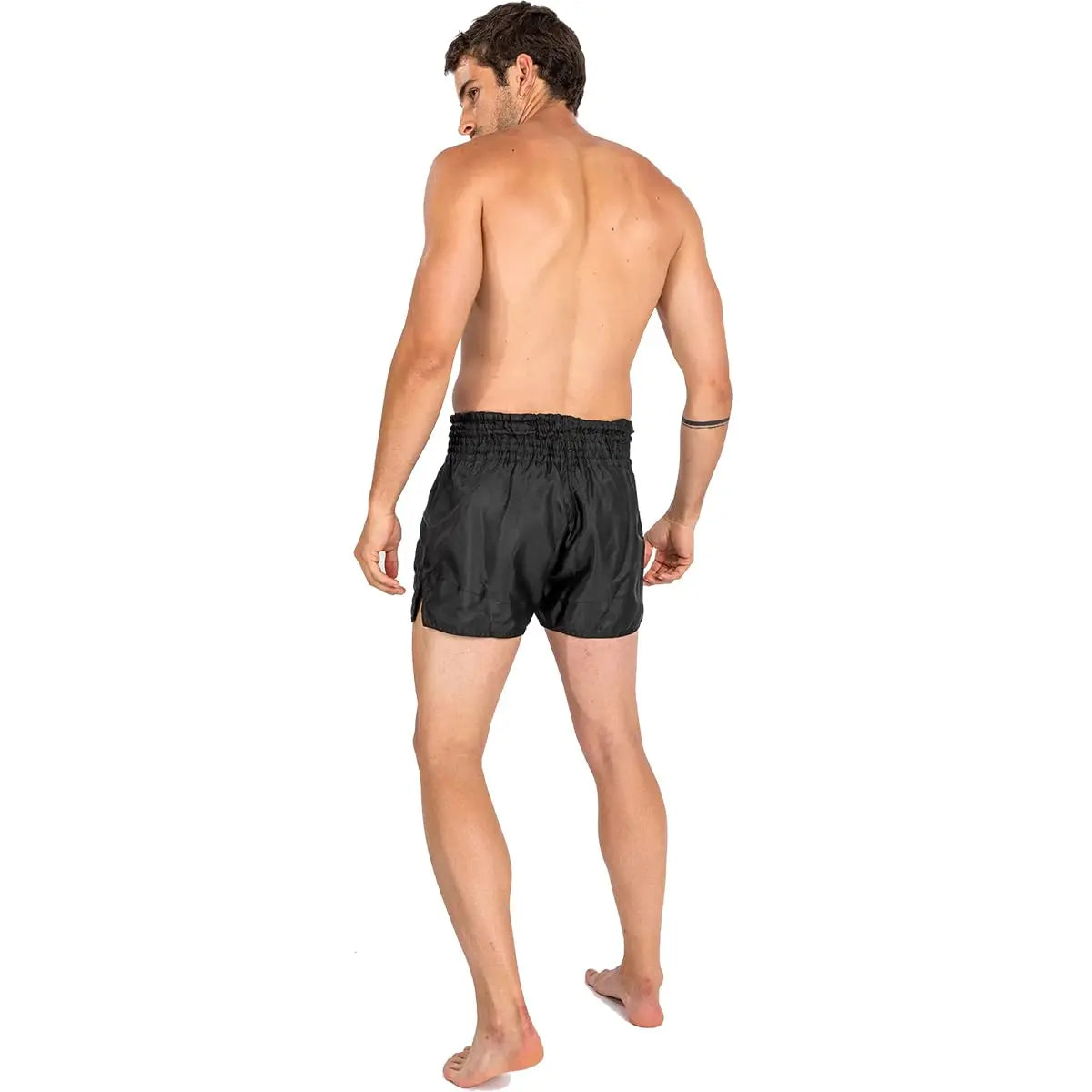 Venum mens Classic Muay Thai Shorts - Black/Black The Champ Gear