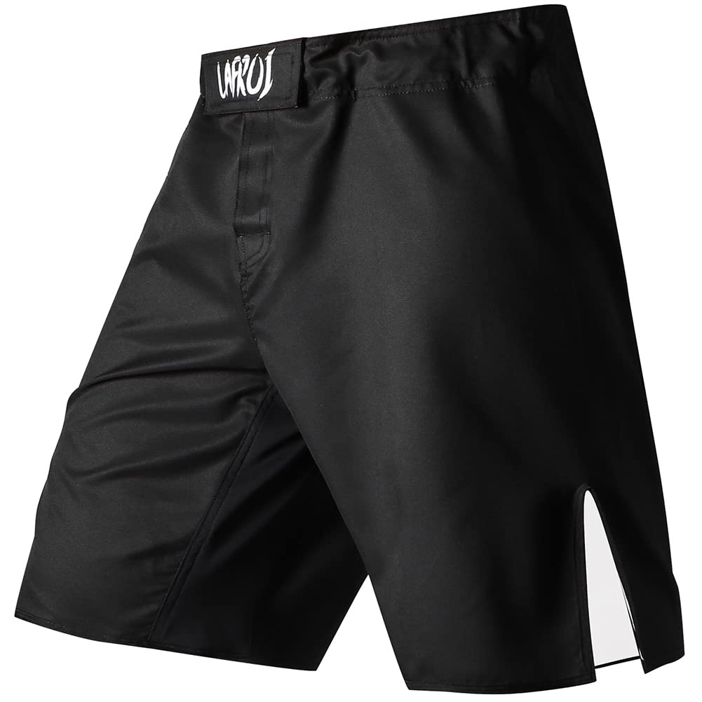 LAFROI Mens MMA Cross Training Boxing Shorts Trunks Fight Wear with Drawstring and Pocket-QJK01 The Champ Gear