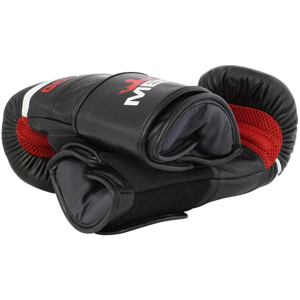 Meister Gel Armor Full-Grain Cowhide Leather Bag Mitts w/Wrist Support (12oz - 16oz) - The Champ Gear