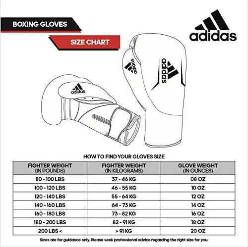 Adidas Hybrid 200 Leather Boxing Gloves Unisex - The Champ Gear