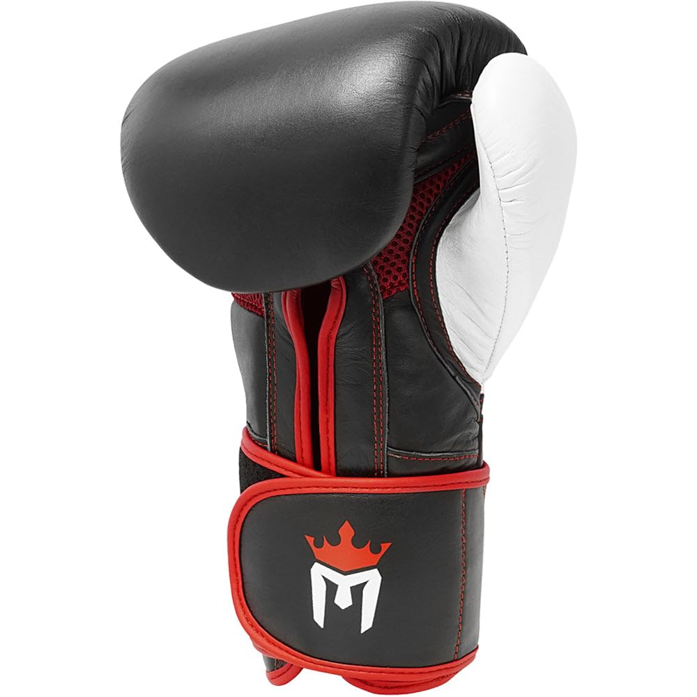 Meister Gel Armor 16oz Training Boxing Gloves w/Full Grain Leather + Mesh Drawstring Bag The Champ Gear