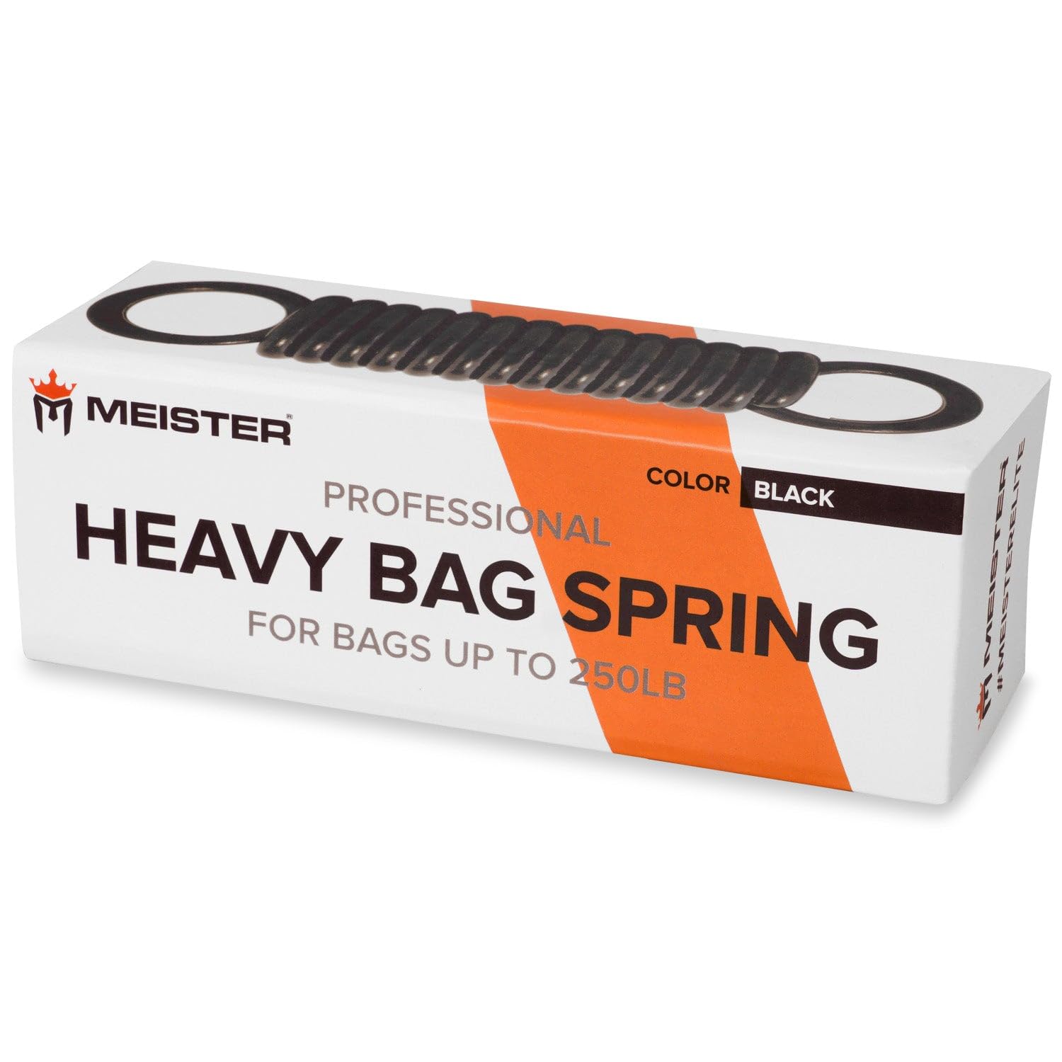 Meister Professional Heavy Bag Spring for Punching Bags up to 250lb - Black The Champ Gear