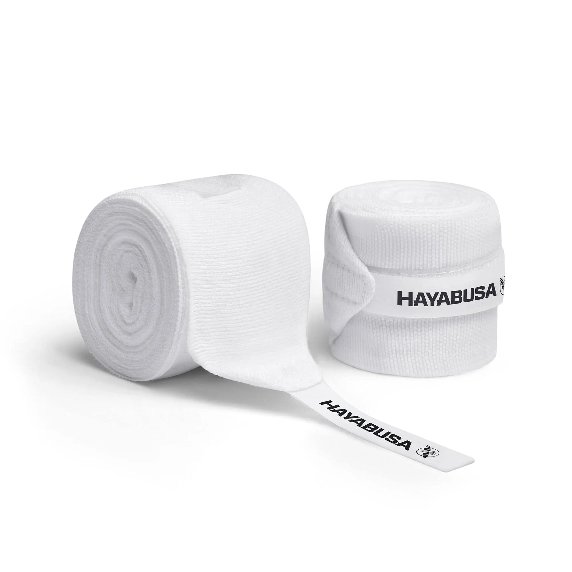 Hayabusa Gauze Boxing Hand Wraps for Men and Women Starter Thumb with Loop Hook & Loop Closure- White, 180 Inches The Champ Gear