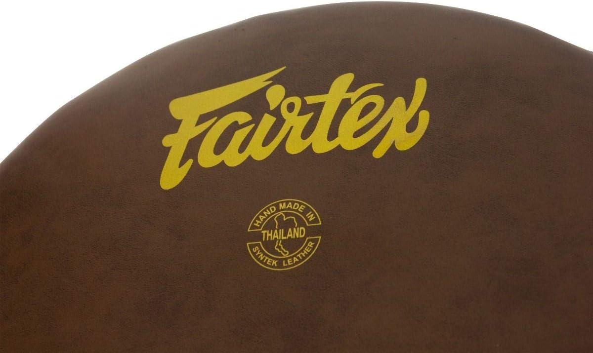 Fairtex Leg Kicking Pads LKP2 Donut Round Shape Pads Brown Heavy Punching Training Boxing, Kickboxing, MMA The Champ Gear