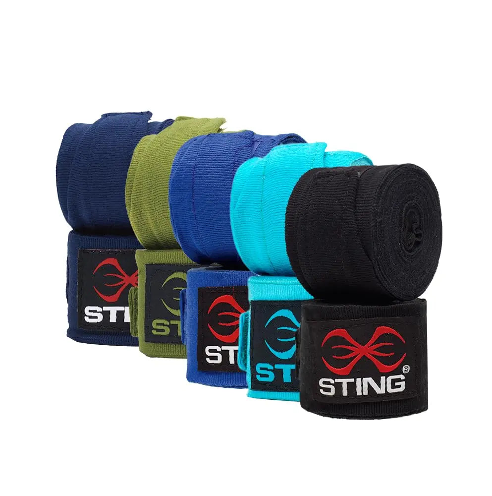 STING Elasticized Boxing Hand Wraps, Boxing Equipment for Professional Competition and Training The Champ Gear