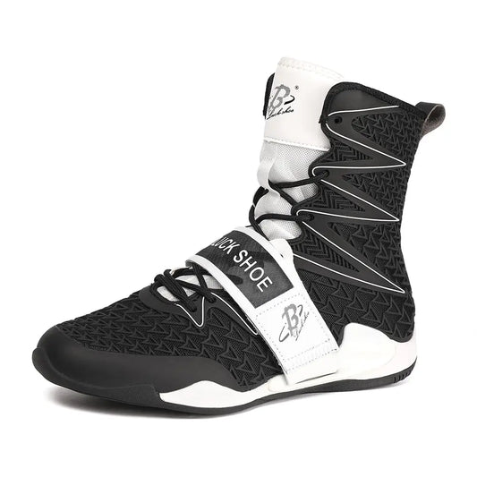 Boxing Shoes for Men High Top Gym Shoes Fighting Sports Training Footwear LS308 The Champ Gear