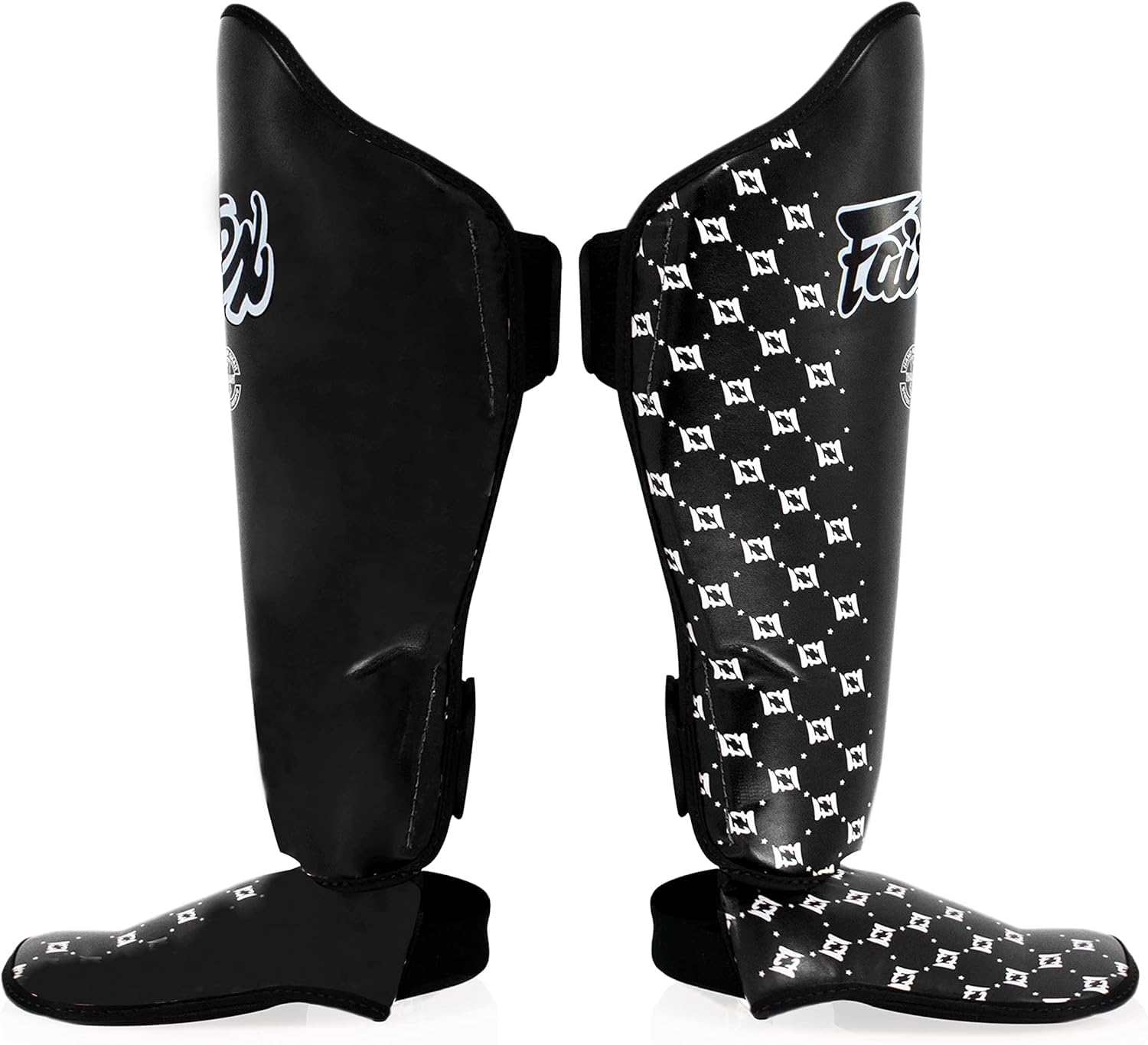 Fairtex SP5 Muay Thai Shin Guards for Men, Women, Kids | Shinguards are Premium, Lightweight & Durable | Extended Protection to Avoid shin splints During Training or Sparring The Champ Gear