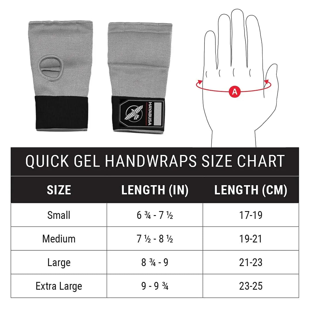 Hayabusa Quick Gel Boxing Hand Wrap Gloves - The Champ Gear