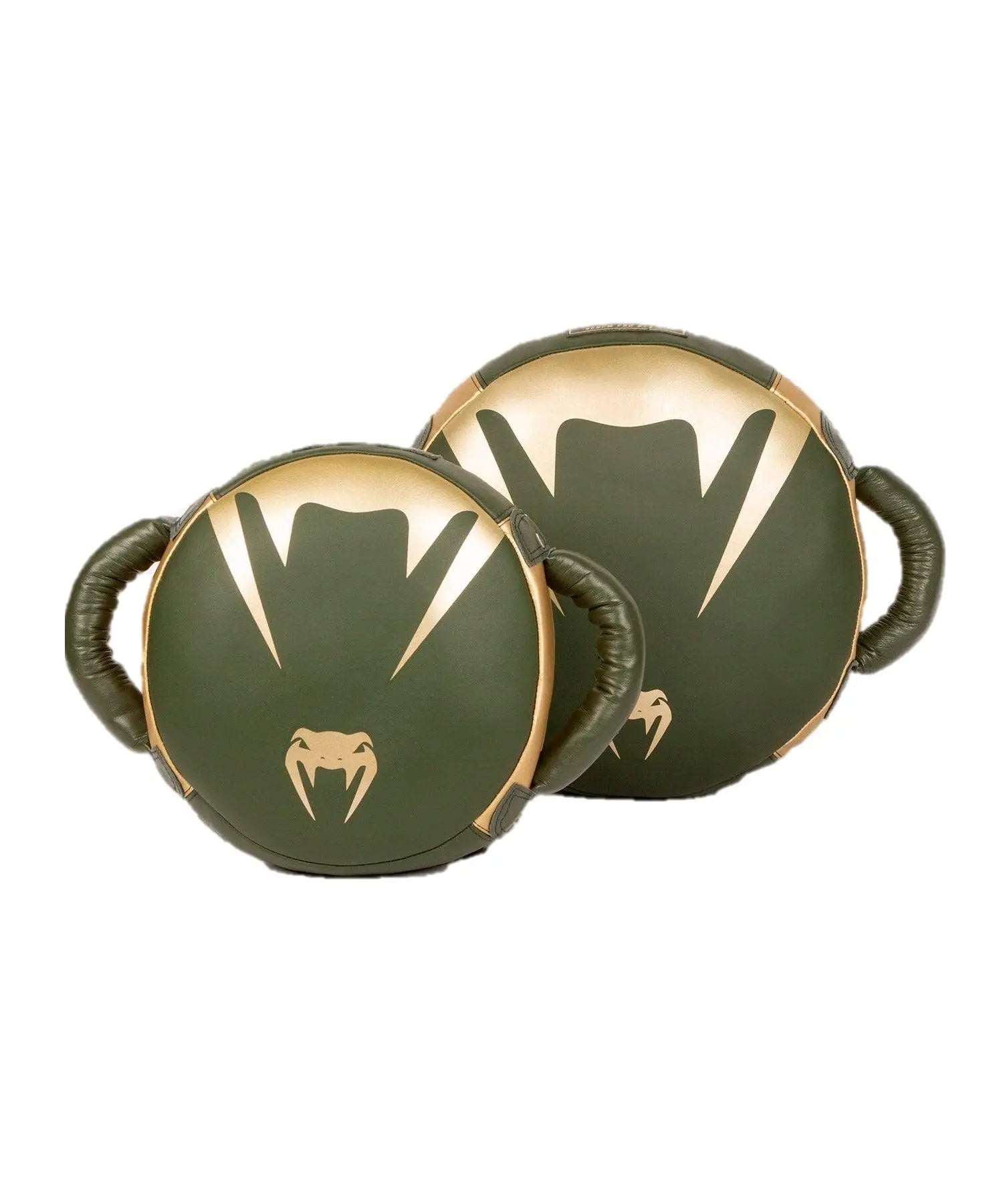 Venum Pro Boxing Round Punch Shield - Khaki/Gold The Champ Gear