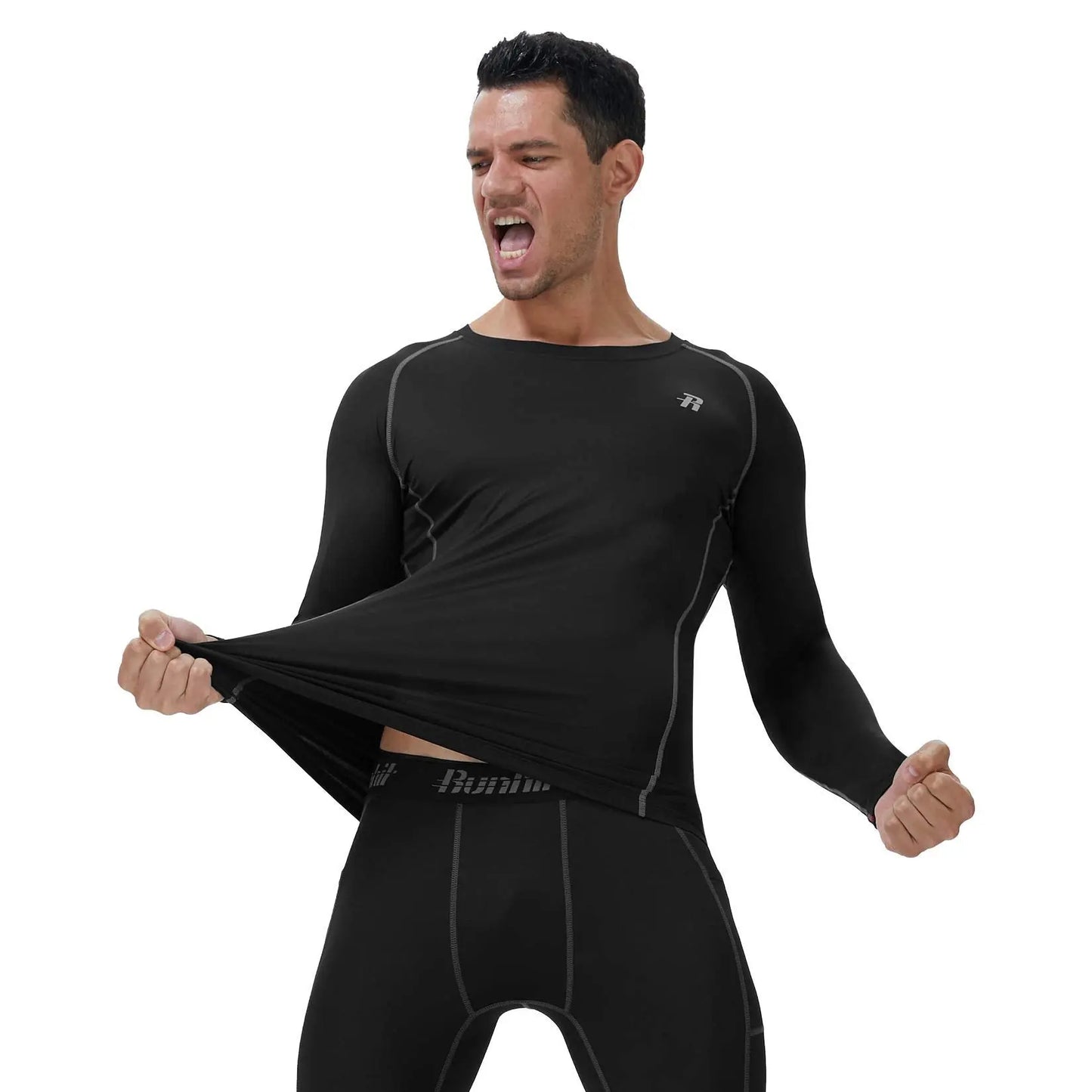 Runhit Long Sleeve Compression Shirts The Champ Gear