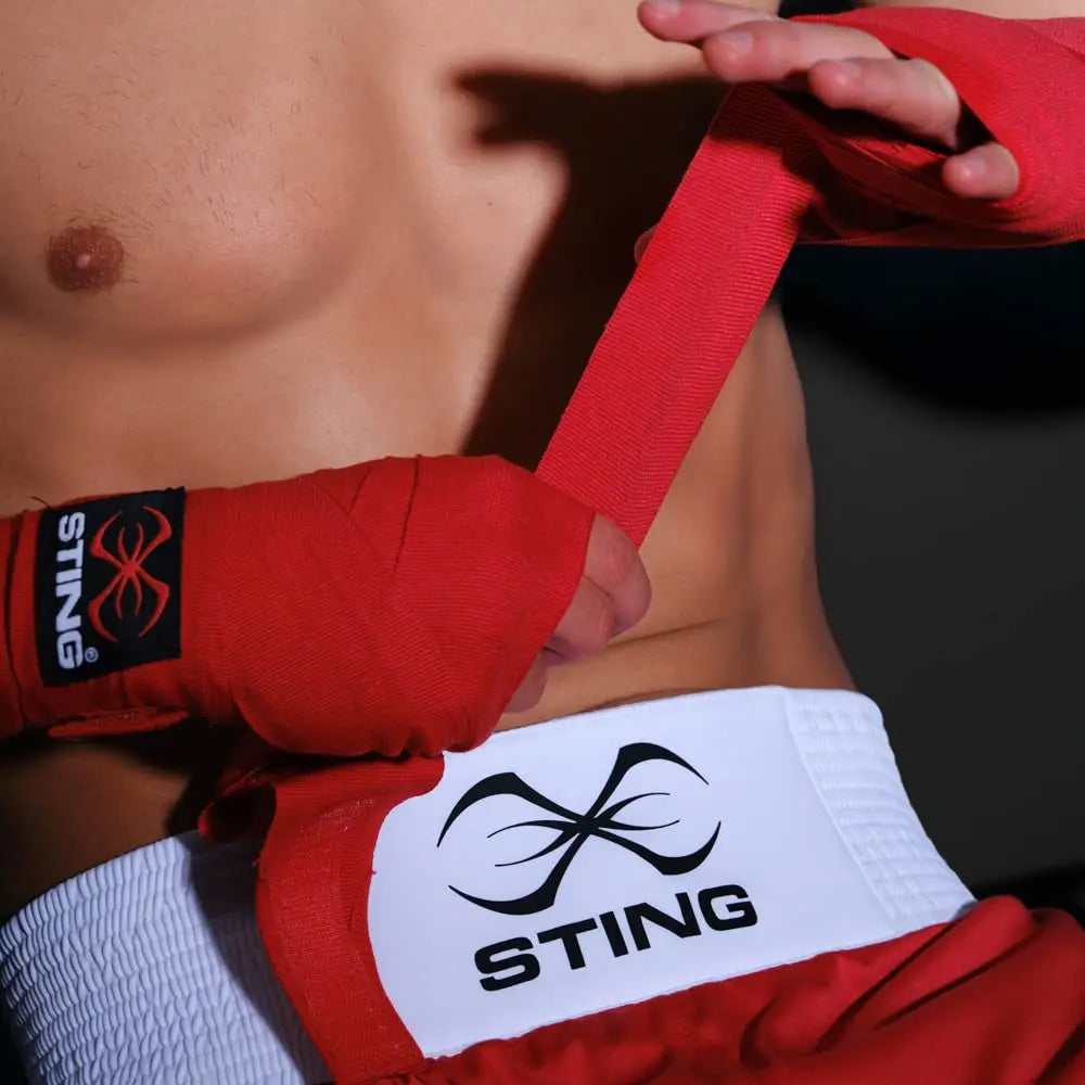 STING Elasticized Boxing Hand Wraps, Boxing Equipment for Professional Competition and Training The Champ Gear