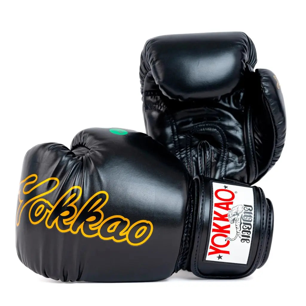 YOKKAO Design Breathable Muay Thai Boxing Glove | Premium Leather Training and Sparring Gloves for Men and Women | Winning Boxing Gloves | Punching Glove The Champ Gear