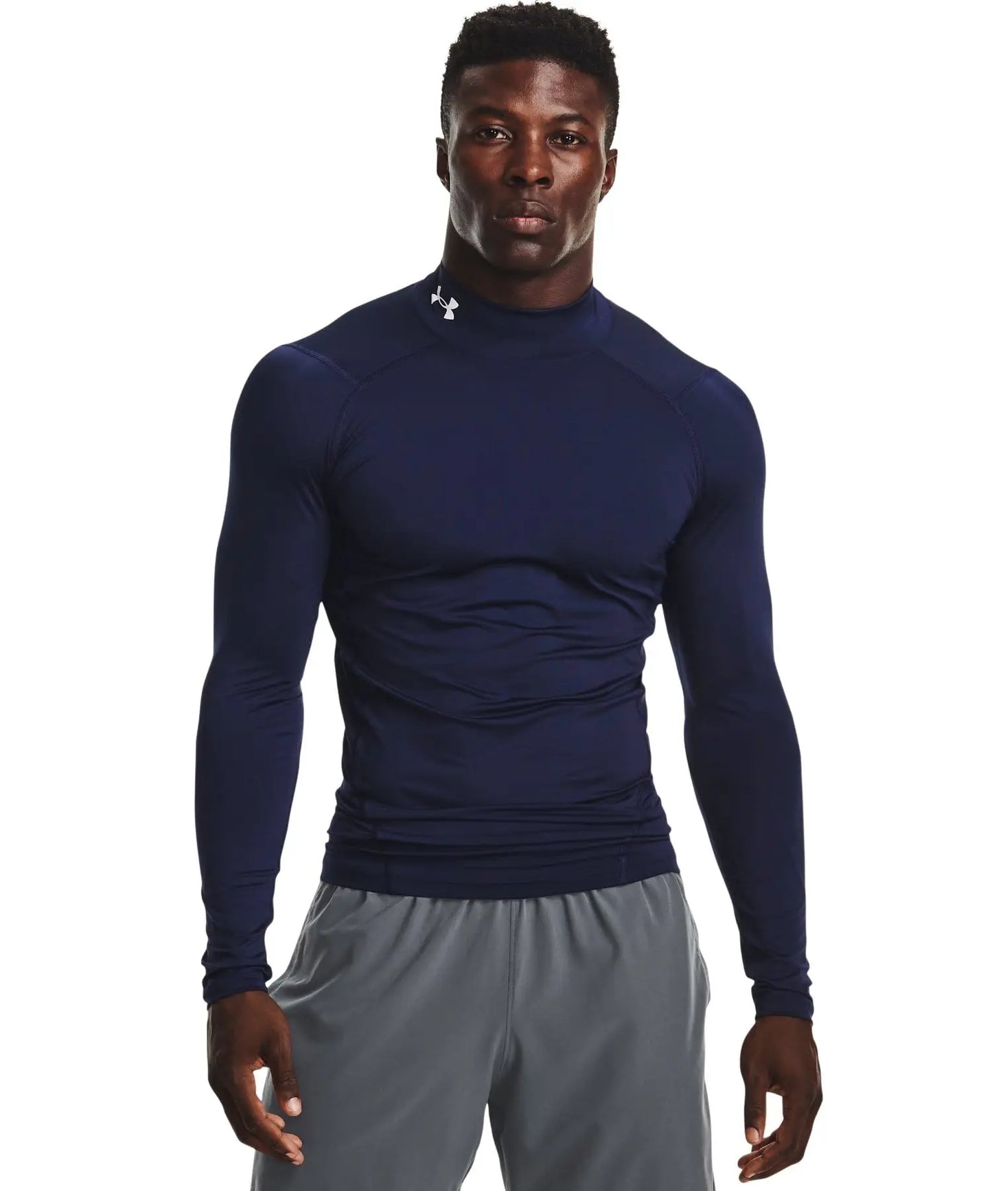 Under Armour Mens HeatGear Armour Mock Long Sleeve T-Shirt The Champ Gear