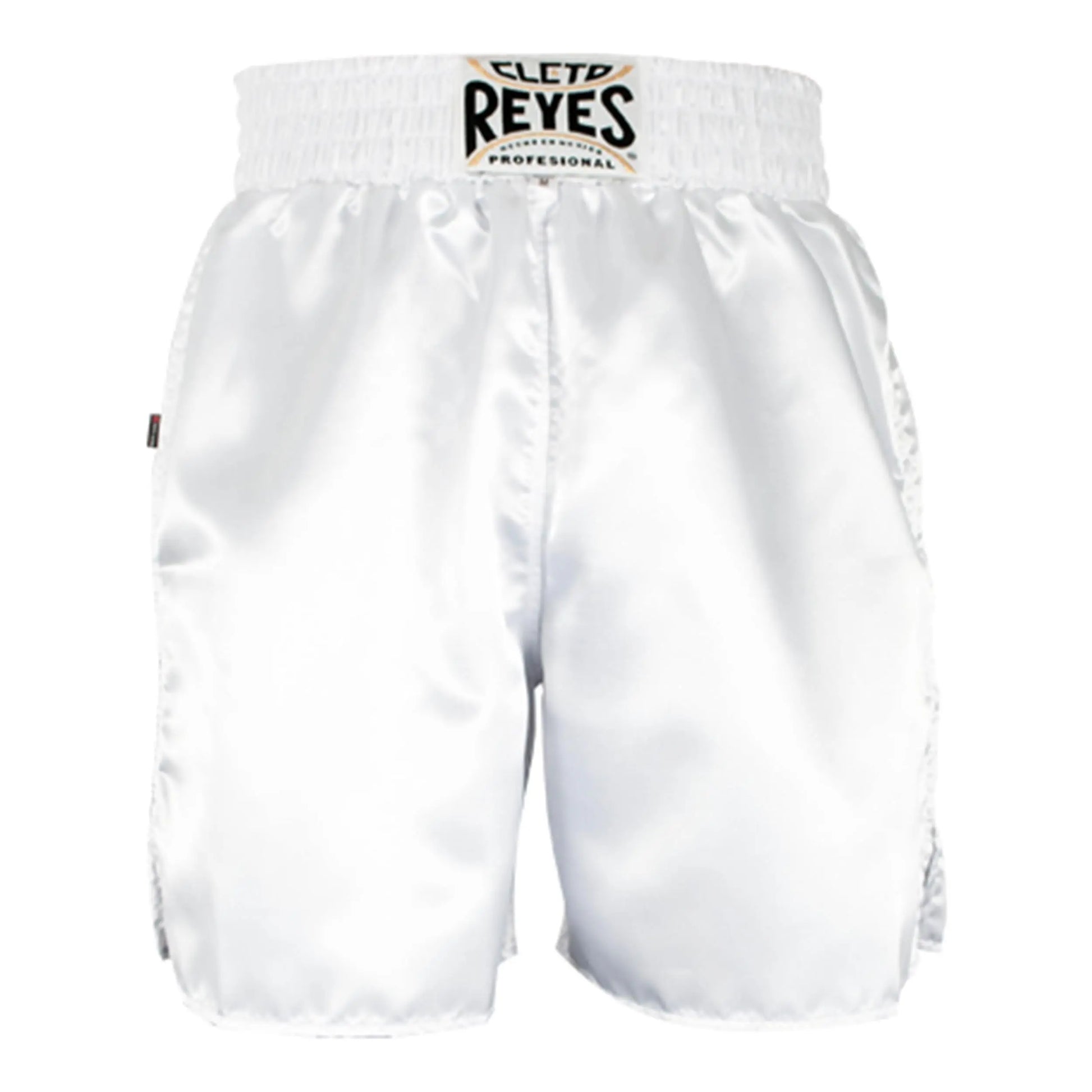 CLETO REYES Boxing Shorts Trunks for Men, Training Uniform, Professional Competition Fitness Clothes, Fight Apparel, Satin The Champ Gear