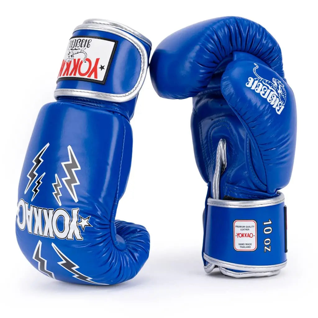 YOKKAO Design Breathable Muay Thai Boxing Glove | Premium Leather Training and Sparring Gloves for Men and Women | Winning Boxing Gloves | Punching Glove The Champ Gear