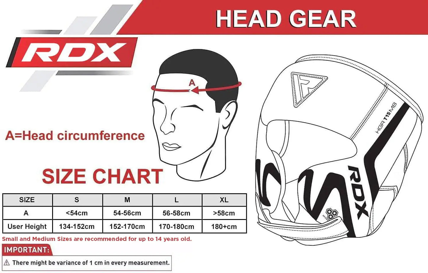 RDX Headgear – Leather Boxing & MMA Training Helmet, Multi-Layer Padding - The Champ Gear