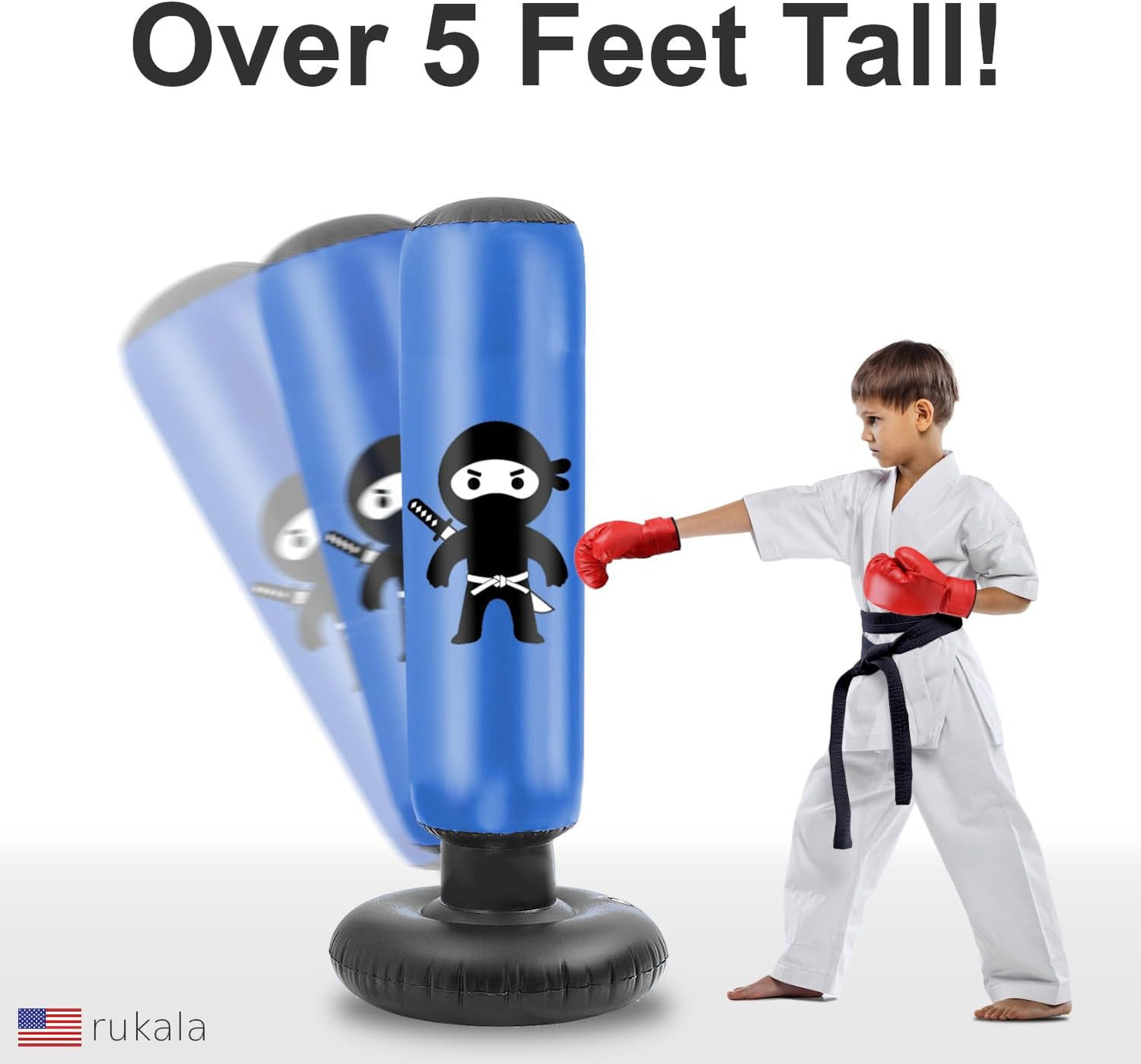 Kids Inflatable Punching Bag Set The Champ Gear