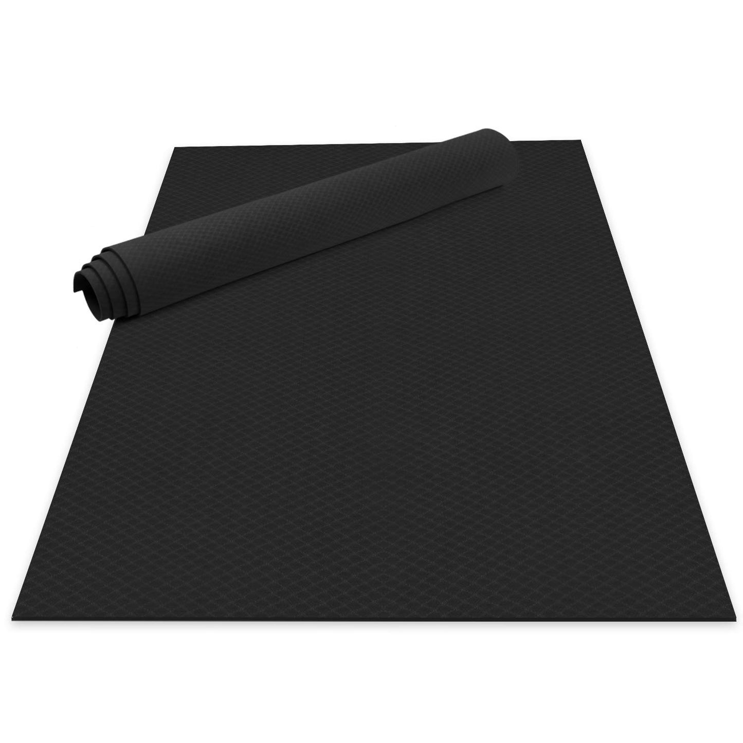 Odoland Large Exercise Mat 72'' x 48'' (6'x4') x6mm for Pilates Stretching Workout Mats for Home Gym Flooring, Extra Thick Non Slip Eco Friendly Yoga Mat with Carry Strap The Champ Gear