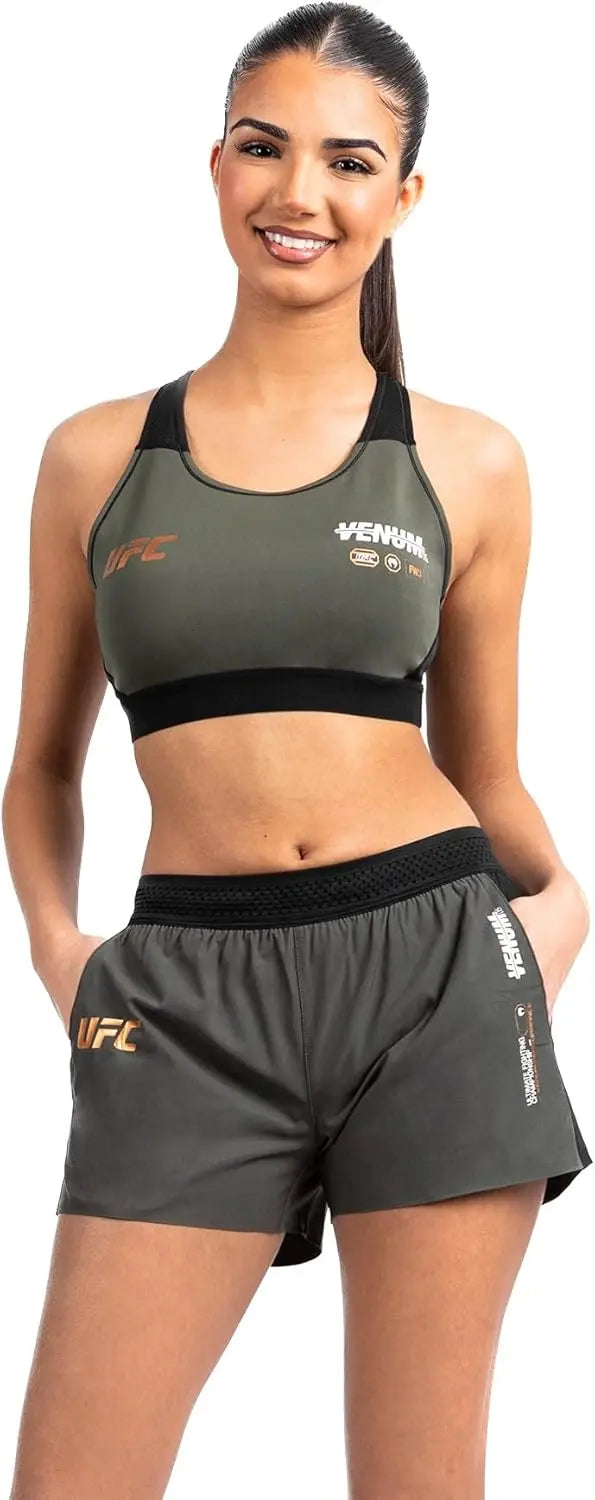 Venum Womens UFC Adrenaline Women’s Fight Week Performance ShortShorts The Champ Gear