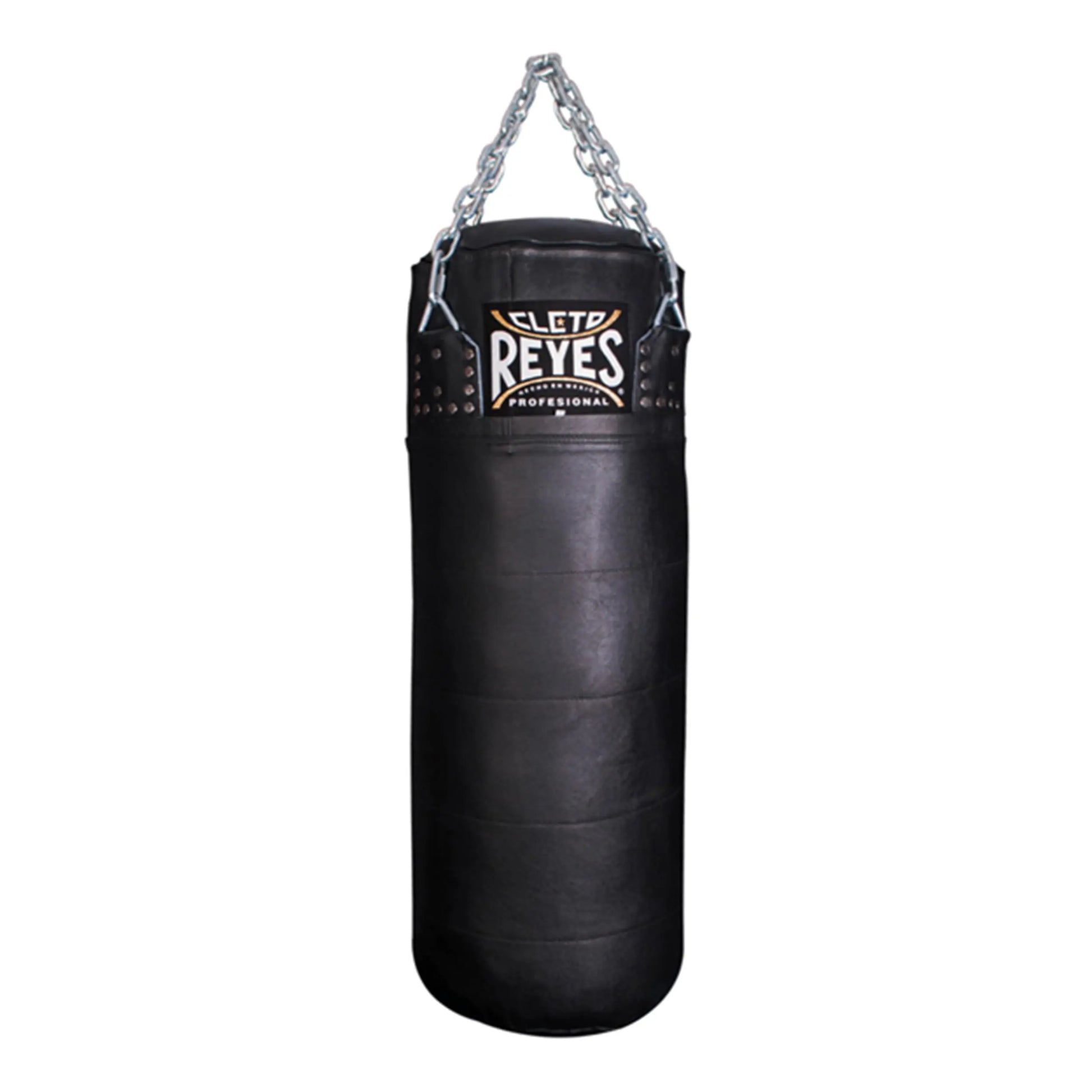 Cleto Reyes Heavy Punching Bag for Adults Boxing Training Equipment, MMA, Kickboxing, Muay Thai, Cowhide Leather, Black The Champ Gear