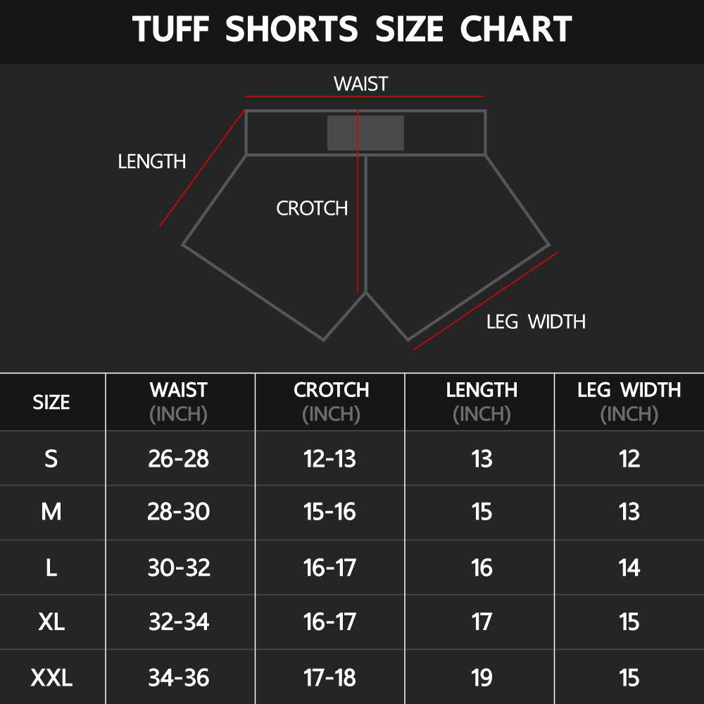 Tuff Sport Muay Thai Shorts Boxing Shorts Trunks Kick Martial Arts Training Gym Clothing The Champ Gear