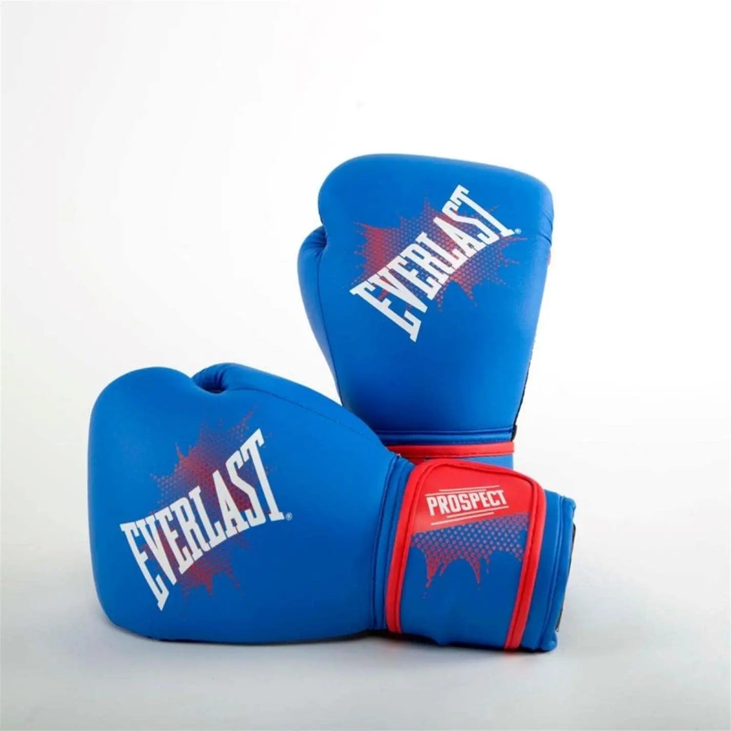 Everlast Prospect Youth Training Gloves, Blue, red - The Champ Gear