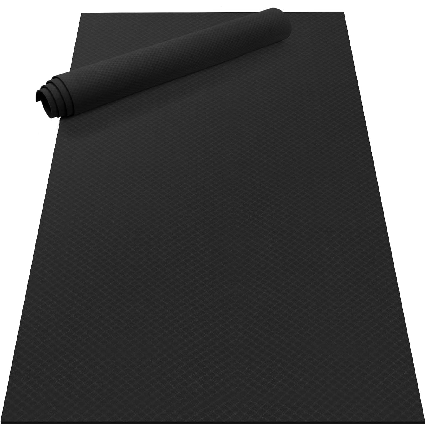 Odoland Large Exercise Mat 72'' x 48'' (6'x4') x6mm for Pilates Stretching Workout Mats for Home Gym Flooring, Extra Thick Non Slip Eco Friendly Yoga Mat with Carry Strap The Champ Gear